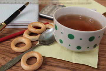 A hearty and delicious breakfast before work.