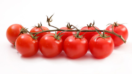 fresh tomato isolated on white background