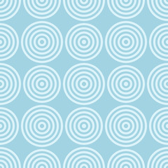 Fototapeta na wymiar Geometric blue and white abstract seamless pattern