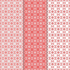 Geometric colored vertical seamless pattern