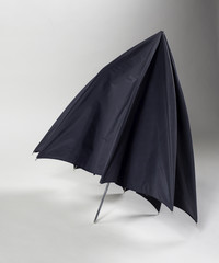 old black photographic umbrella