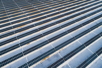 solar power station winter