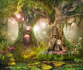 Wall murals Childrens room Fairy Forest