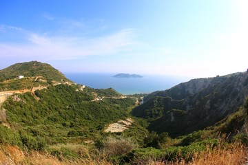 mountain landscapes zakynthos island greece