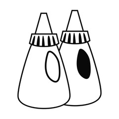 fast food line simle icon
