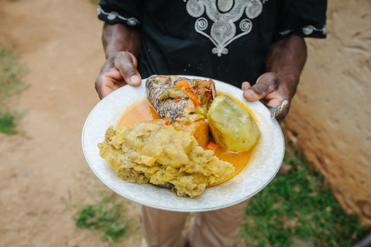 african meal in Uganda