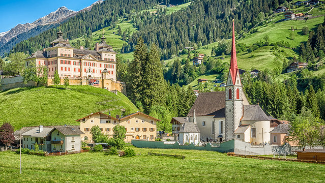 Mareit - Mareta (Racines - Ratching) village in Italy, south Tyrol