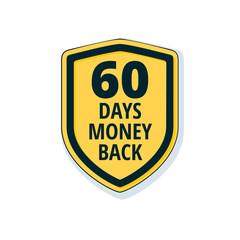 60 Days Money Back Shield illustration