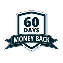 60 Days Money Back Shield illustration