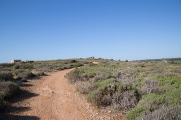 trail on the coast, riserva naturale orientata oasi faunistica di vendicari