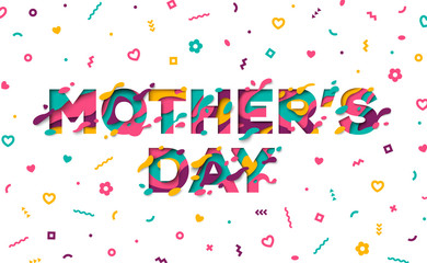 Mother's day typography