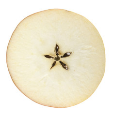 red apple isolated on white background