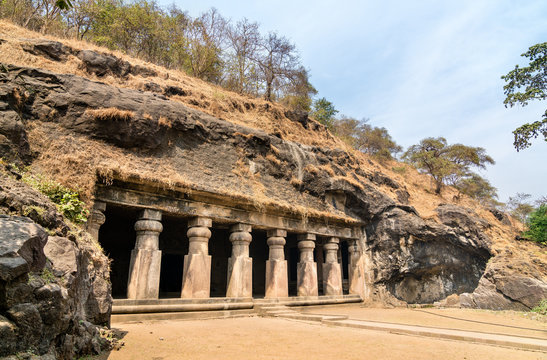 Cave no 3 on Elephanta Island near Mumbai, India