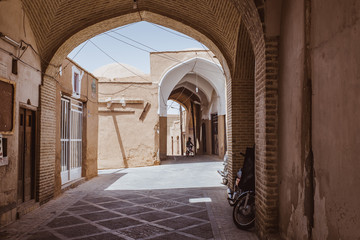 Fototapeta na wymiar Street in Yazd Iran
