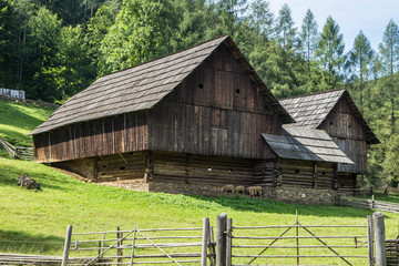 altes Bauernhaus in den Alpen