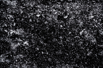 Snow blizzard on black background - design elements