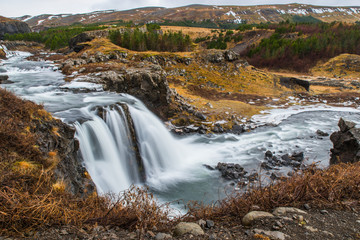 Waterfall in Iceland