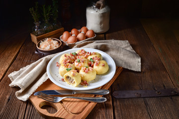 Pyzy are a type of polish dumpling