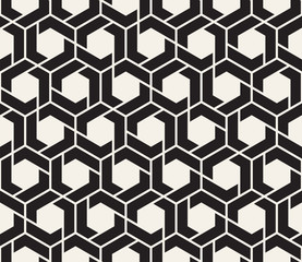 Vector seamless pattern. Modern stylish abstract texture. Repeating geometric tiles