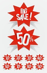 Creative Sale on background vector illustration