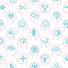 Mind Process Vector icon pattern 1