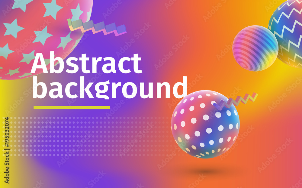Poster fluid colorful shapes composition. trendy gradients. multicolored abstract vector holographic 3d bac