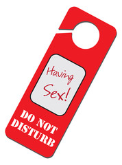 Naklejka premium Do Not Disturb - Having Sex