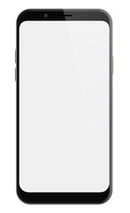 modern abstract smartphone 3d illustration isolated with clipping path included