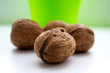  walnuts on the table