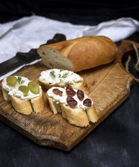 sandwiches with cream cheese