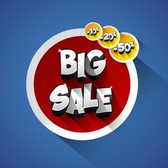 Creative Sale on background vector illustration