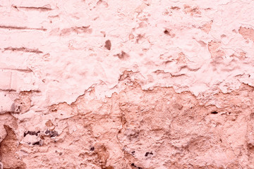 Wall fragment with scratches and cracks