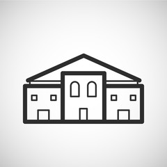 Accomodation icon, vector illustration