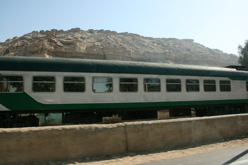 The train is running