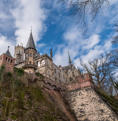 The old and acient Marienburg Castle, Germany