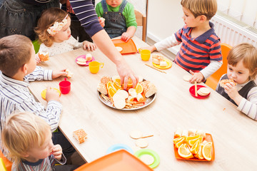 Lunch in kindergarden