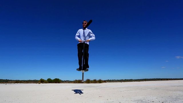 Businessman Bounce