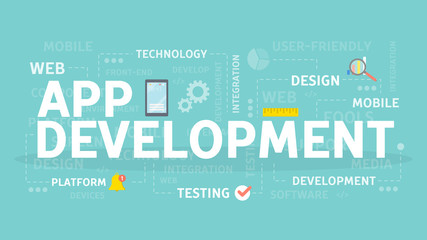 App development concept.