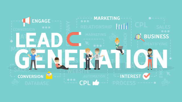 Lead Generation Concept.