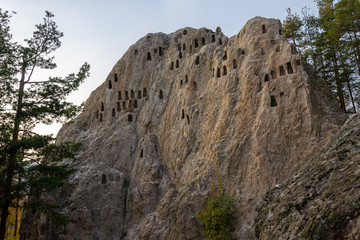 Fototapeta na wymiar Eagle Rocks sanctuary in Rhodopes mountain, Bulgaria