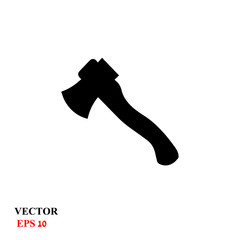 icon of an axe. vector illustration