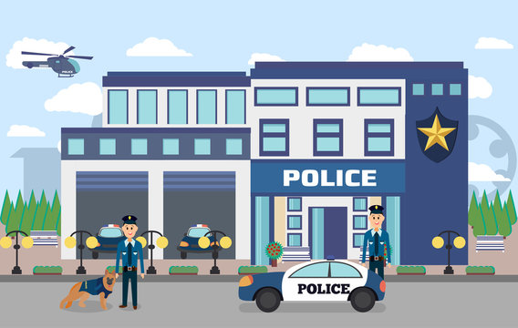 Obrazy (Cartoon Police Station) — zdjęcia, wektory i wideo bez tantiem  (2,696) | Adobe Stock