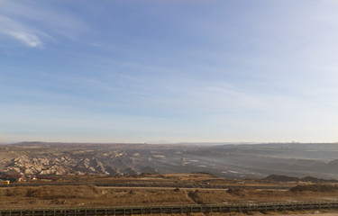 Open pit mine