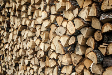 background stack of wood