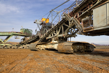 Fototapeta na wymiar Heavy mining drill machine