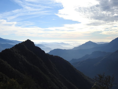 Mountains in fog 3