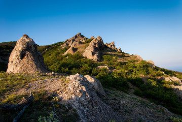 Fototapeta na wymiar Rocky mountain range