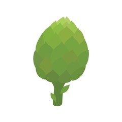 Artichoke icon. Flat illustration of artichoke vector icon