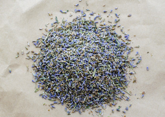 dry natural lavender flowers