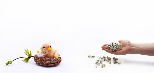 Abstract composition for Easter celebration.